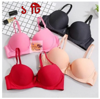 Solid Multi-colour Export Quality Push Up Wired Padded Bra