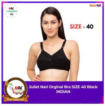 Juliet Nari Orginal Bra SIZE 40 Black INDIAN