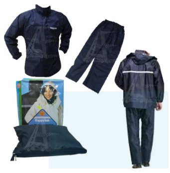 Happylon Rain Coat with Pant & Separate able Hoodie Heat Sealing, Sew Pasting, Waterproof