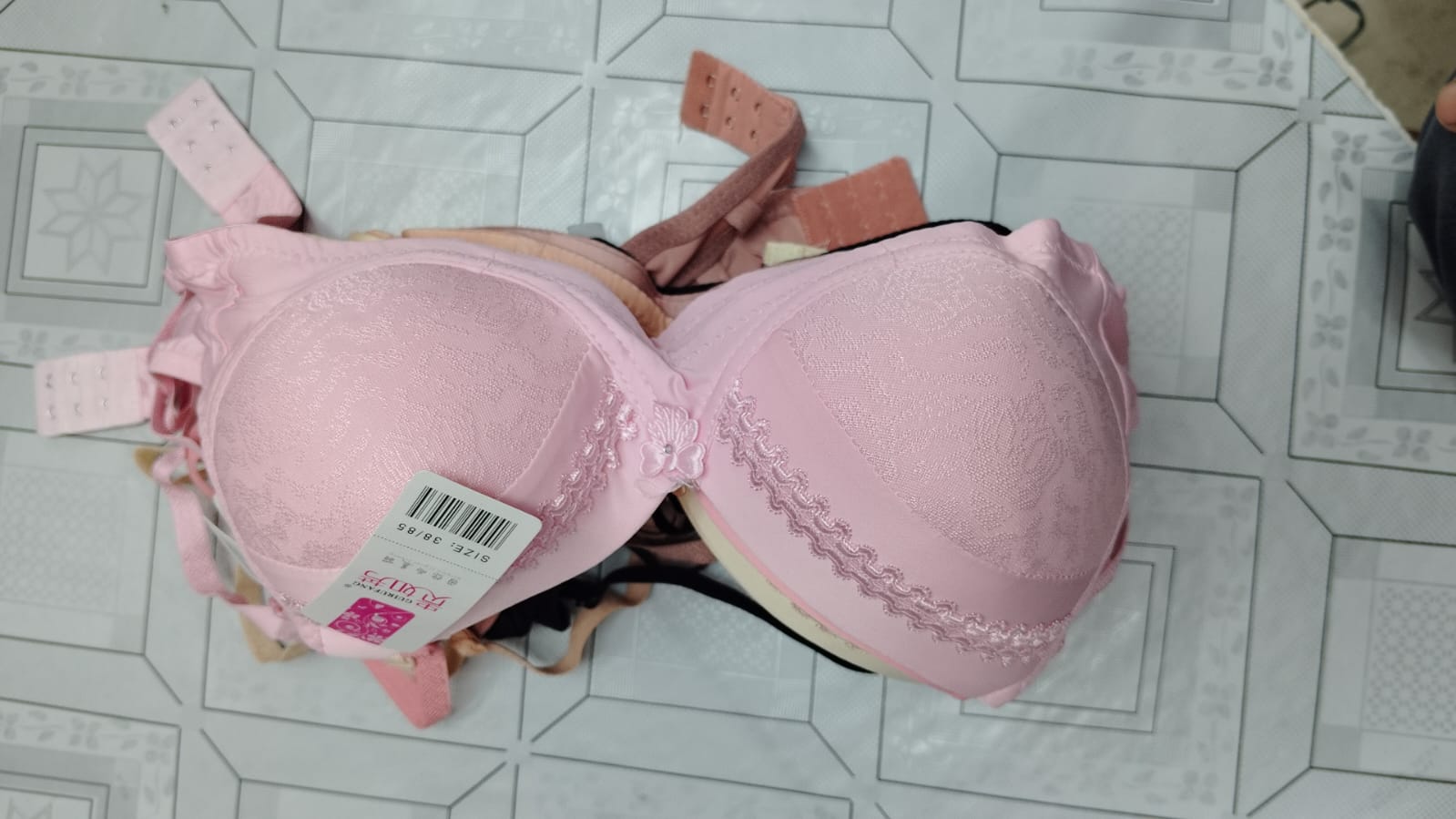 Bra with Foam Pad Good Support Push Up Bera Lace Brassiere for Women- Bra for girls